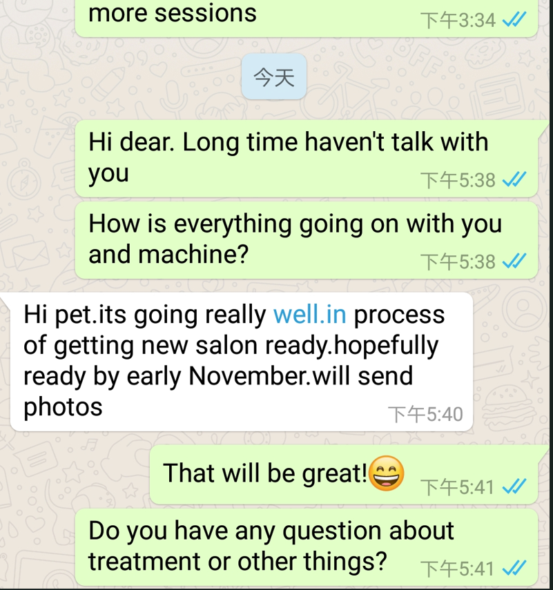 Slimming Machine Customer Feedback